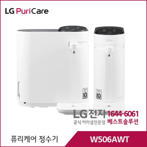 LG 퓨리케어 정수기 (스윙, 냉온정) 화이트 W506AWT