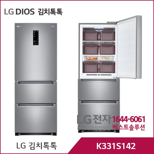 LG 디오스 김치톡톡 퓨어 K331S142
