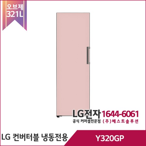LG 오브제컬렉션 컨버터블 냉동전용고 Y320GP